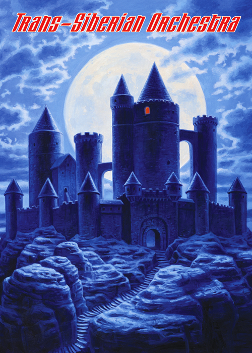 TSO Night Castle - Holographic Poster, Greg Hildebrandt